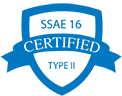SSAE 16 Type 2 Certified